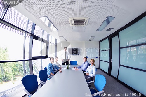 Image of business people in a meeting at office