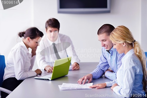 Image of business people in a meeting at office