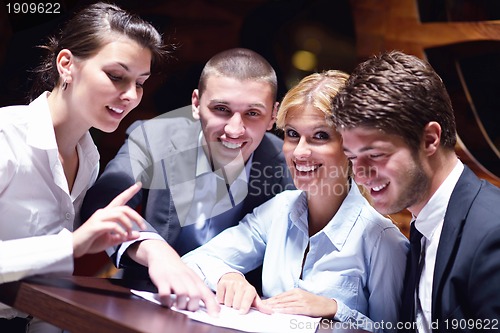 Image of business people in a meeting at office