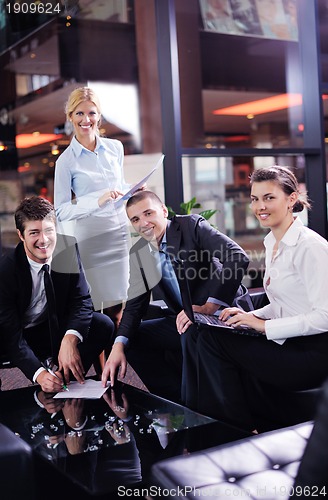 Image of business people in a meeting at office