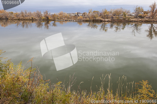 Image of gravel pit into natural area