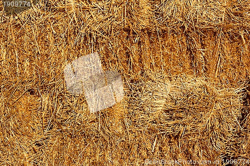 Image of Stacked straw bales