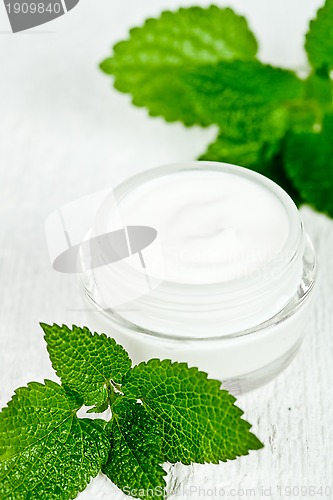 Image of face cream in jar with urtica 