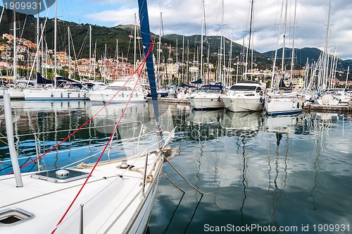 Image of Marina Harbor's Sailing boats