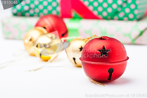 Image of Christmas gifts and decorations