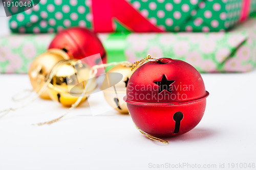 Image of Christmas gifts and decorations