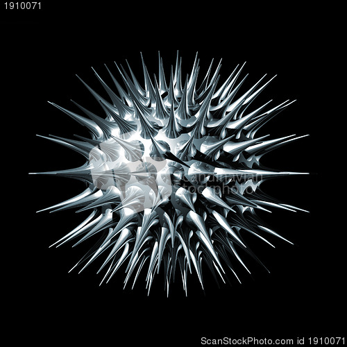 Image of 3D Metal Virus