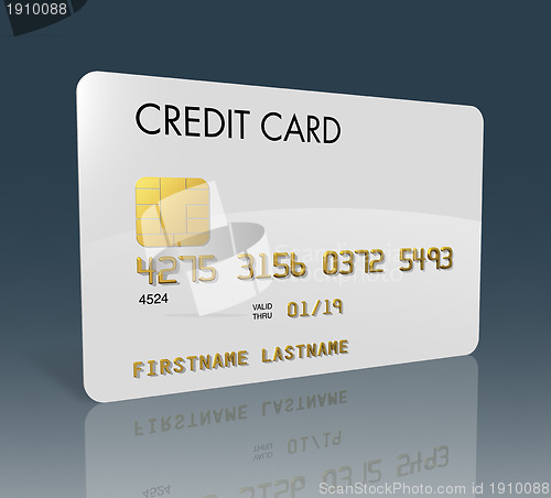 Image of White credit card