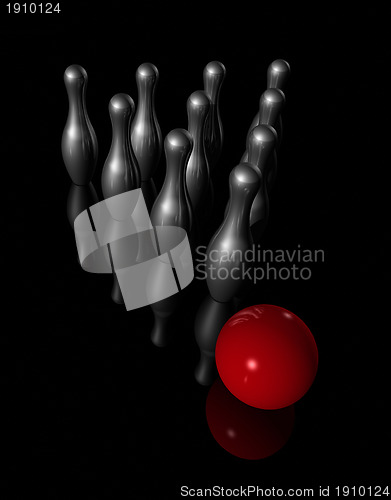 Image of 3D bowling