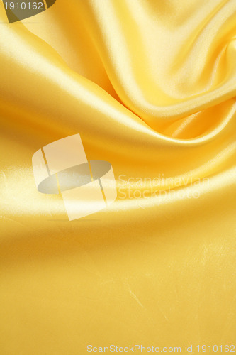 Image of Smooth elegant golden silk 