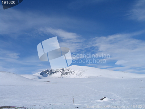 Image of Snøhetta - covered in snow