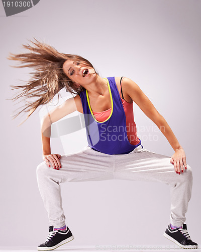 Image of  dancer in a passionate dance pose