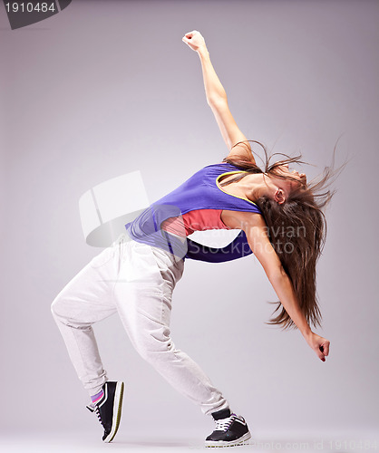 Image of Beautiful woman dancer