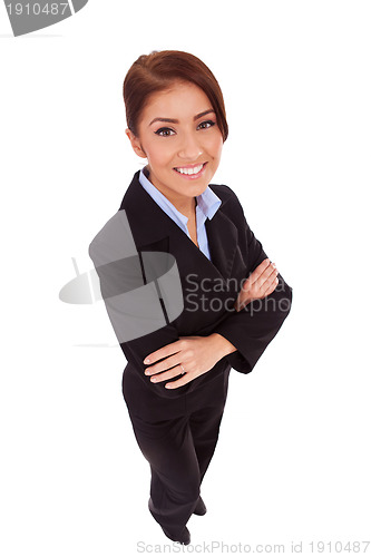 Image of happy business woman