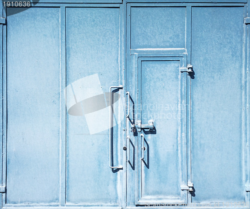 Image of Blue doors