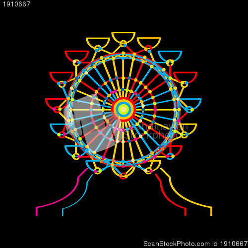 Image of Ferris wheel icon