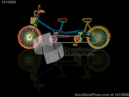 Image of Tandem bicycle