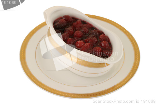 Image of Cranberry Sauce - diagonal presentation