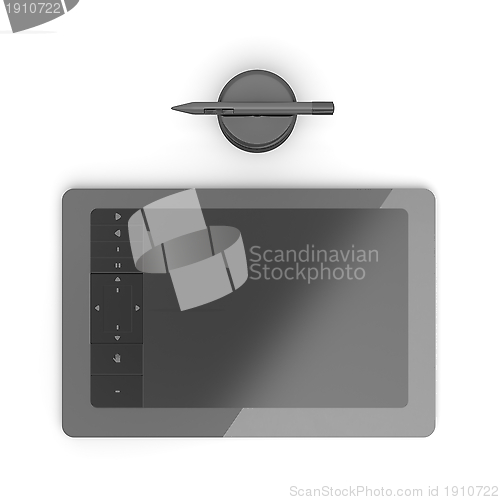 Image of Black graphic tablet