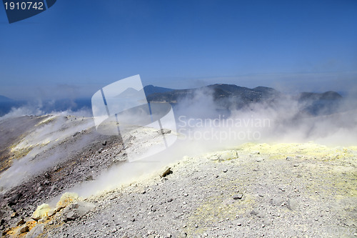 Image of Vulcano volcano crater