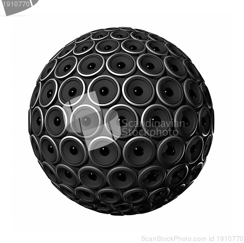 Image of speakers sphere