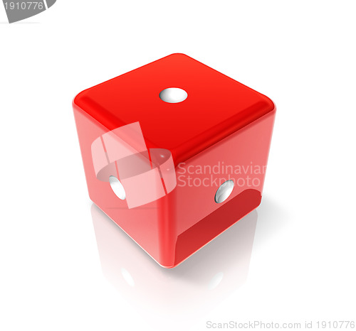 Image of One red dice