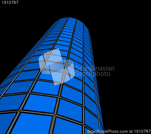 Image of Video wall / tower of flat tv screens