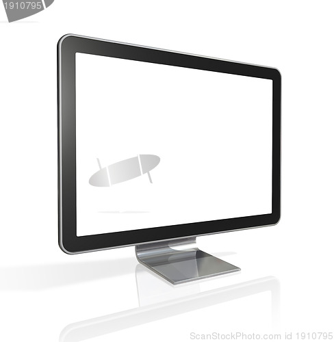 Image of 3D television, computer screen