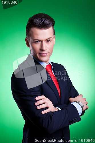 Image of serious business man 