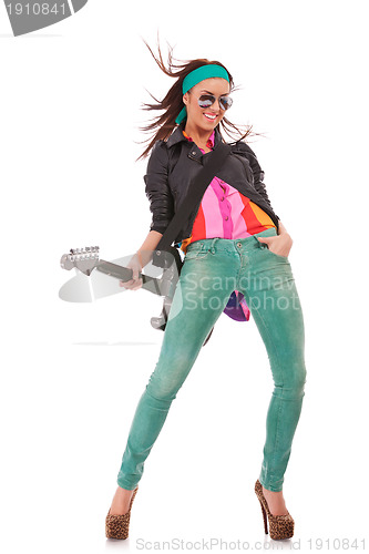 Image of rock and roll girl