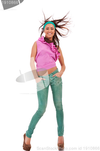Image of young sexy woman posing