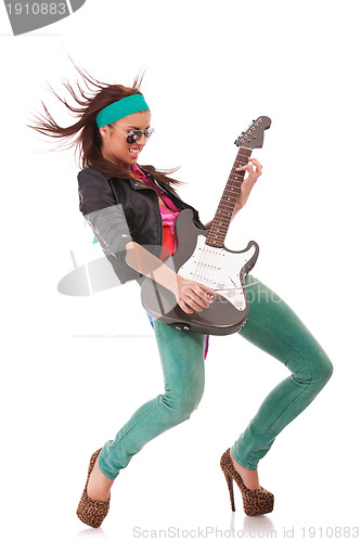 Image of rock and roll babe