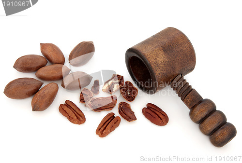 Image of Pecan Nuts and Nutcracker