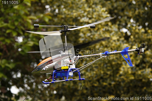 Image of model helicopter