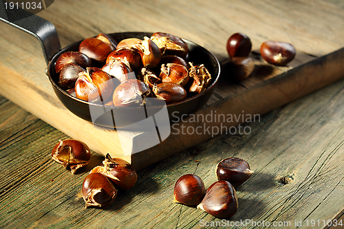 Image of Roasted chestnuts.