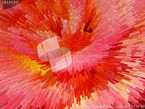 Image of Red abstract background like flower