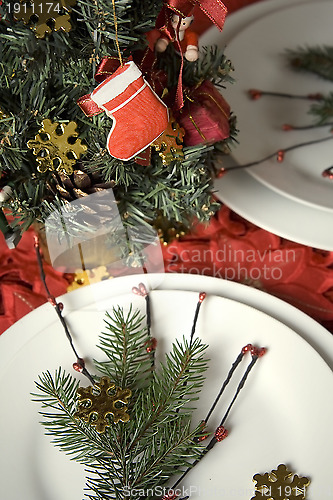 Image of Christmas dinner table