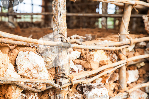 Image of Building house in Africa