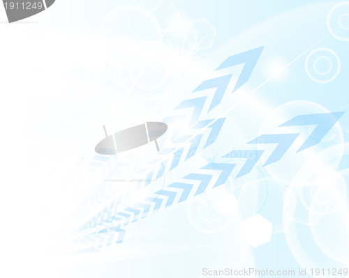Image of Technological blue background