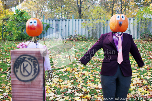 Image of Pumpkin people royalty