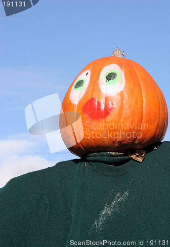 Image of Pumpkin person