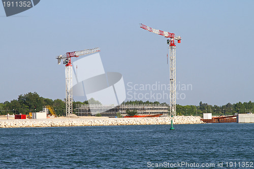 Image of Seawall construction