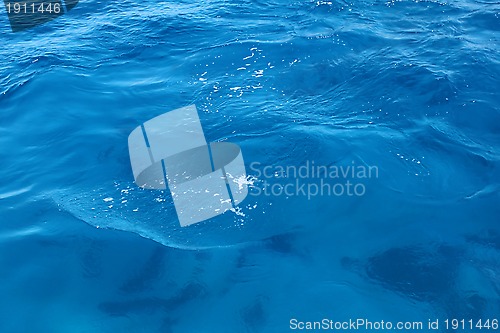 Image of Blue sea water