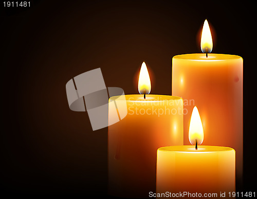 Image of Yellow candles