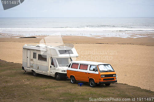 Image of Camping by the sea