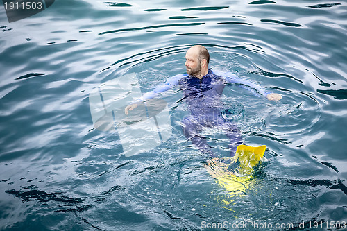 Image of man in safetysuit