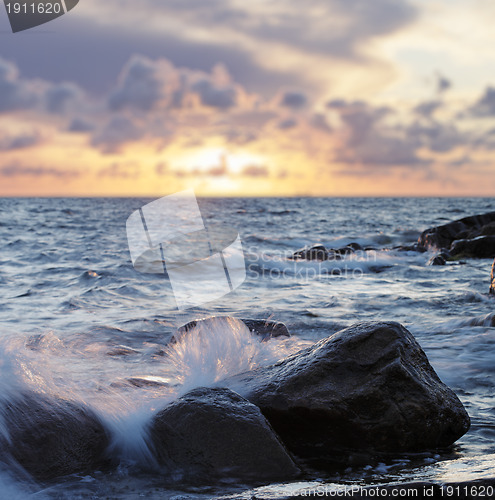 Image of Evening sea