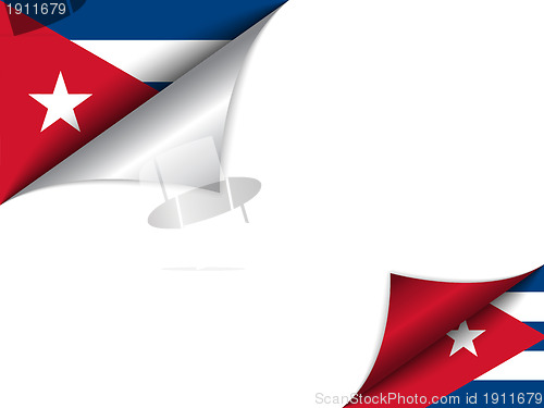 Image of Cuba Country Flag Turning Page