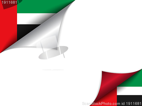 Image of Emirates Country Flag Turning Page