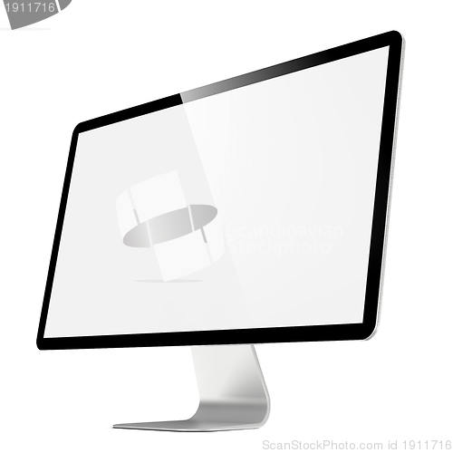 Image of Modern 4k Widescreen Lcd Monitor.